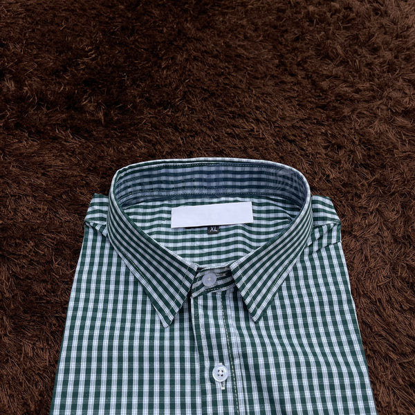 Men's long sleeved shirt Green - 09 by Giovanni C.