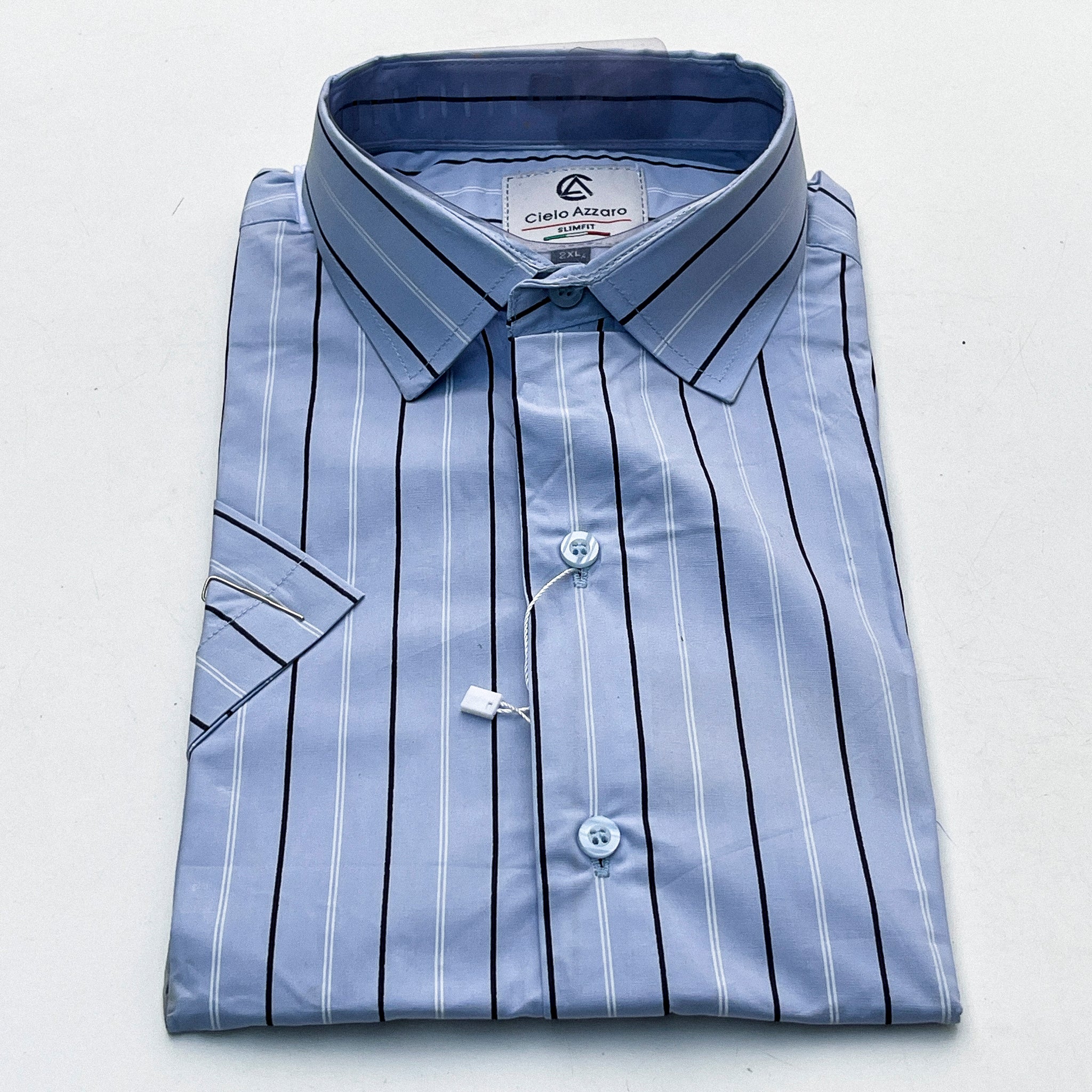 Men's short sleeved shirt (B323) by C. Azzaro