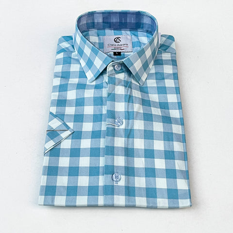 Men's short sleeved shirt (L42) by C. Azzaro