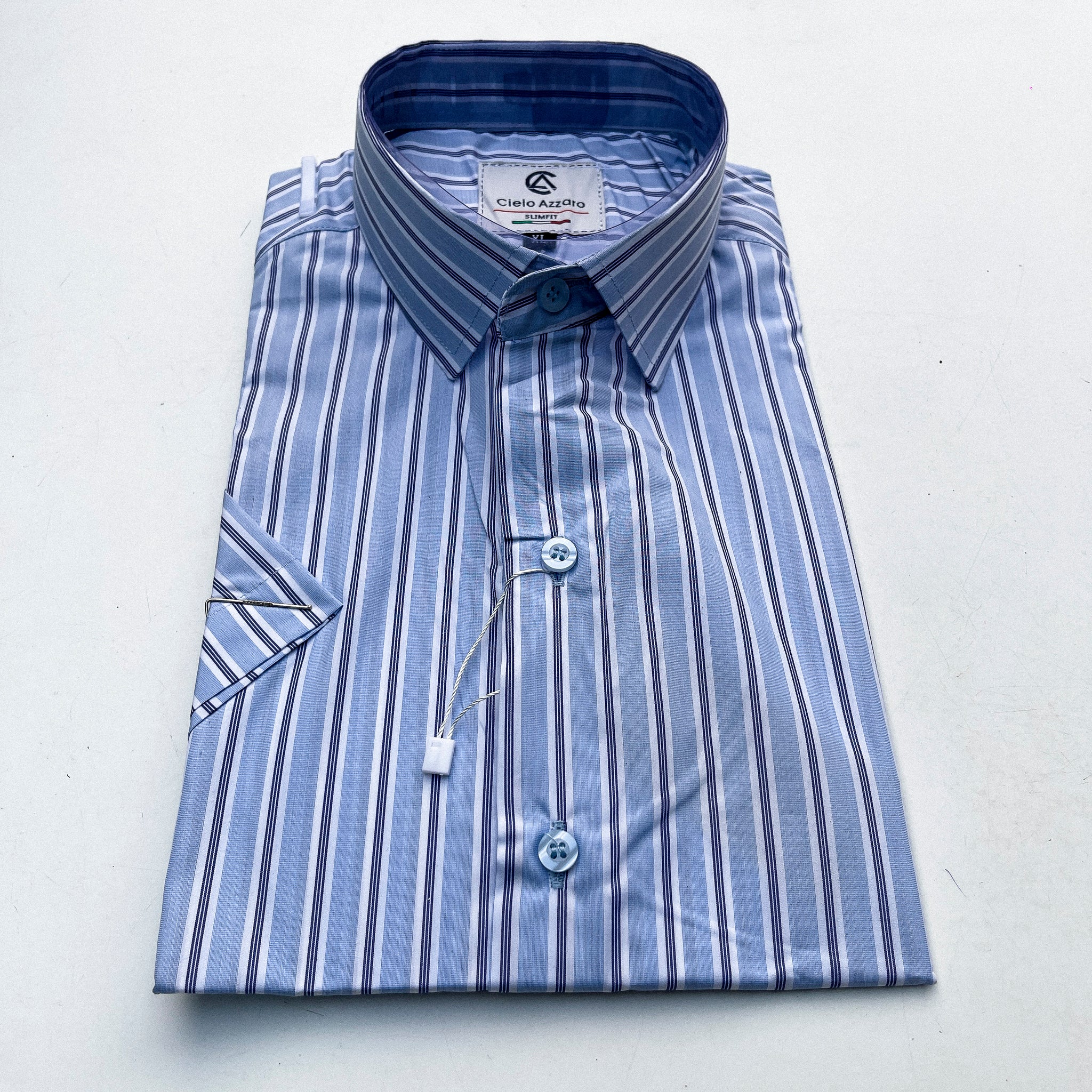 Men's short sleeved shirt (B241) by C. Azzaro