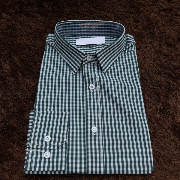 Men's long sleeved shirt Green - 09 by Giovanni C.