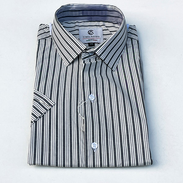 Men's short sleeved shirt (A216K) by C. Azzaro