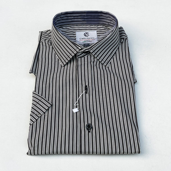 Men's short sleeved shirt (A743K) by C. Azzaro